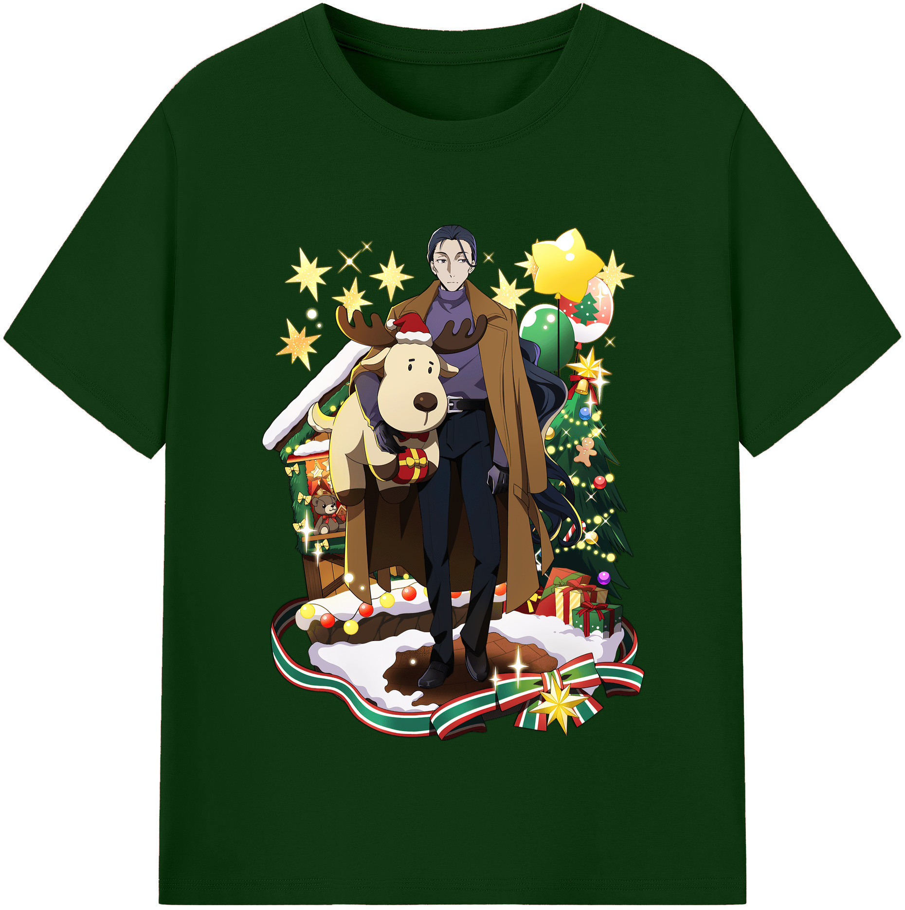 （画像用） 文豪ストレイドッグス Bungo Stray Dogs 綿100％半袖Tシャツ（フロントプリント）
